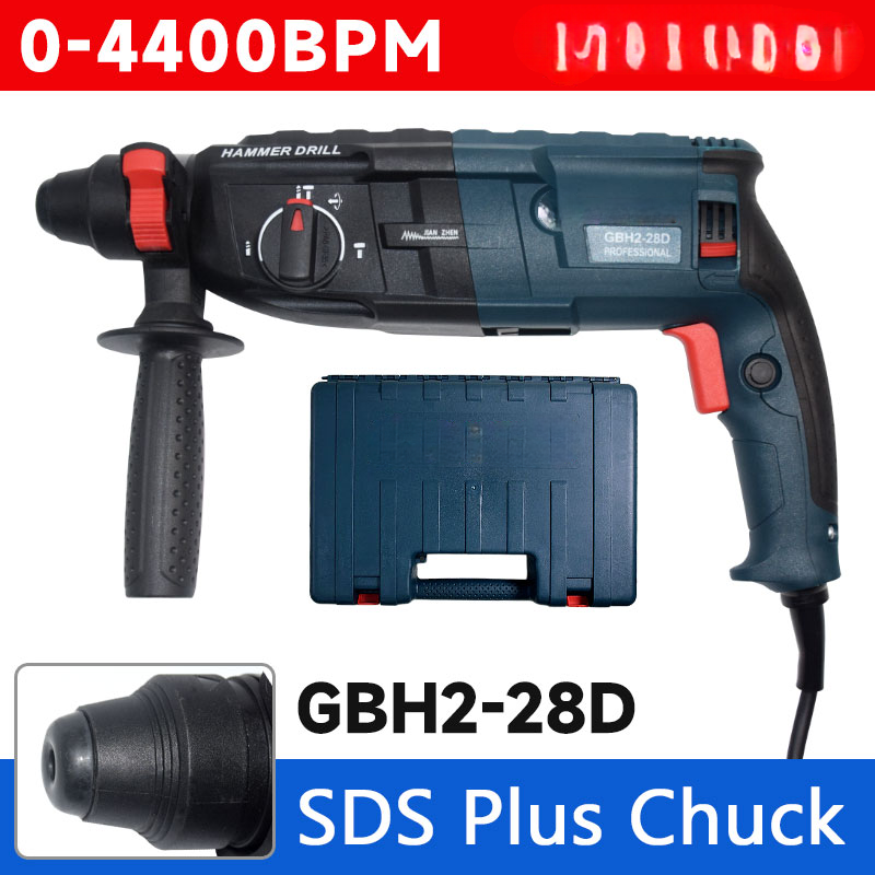 Rotary Hammer Drill Sds Plus 800W - مطرقة دوارة GBH2-28 بولدوغ إكستريم SDS-plus،