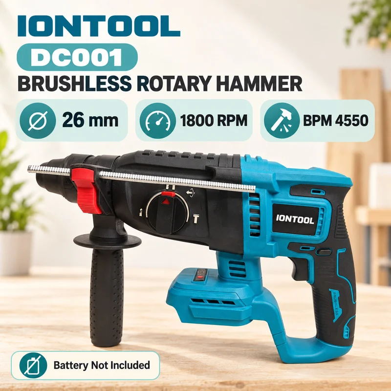 Rotary Hammer Drill 26Mm - مطرقة دوارة لاسلكية من IONTOOL مقاس