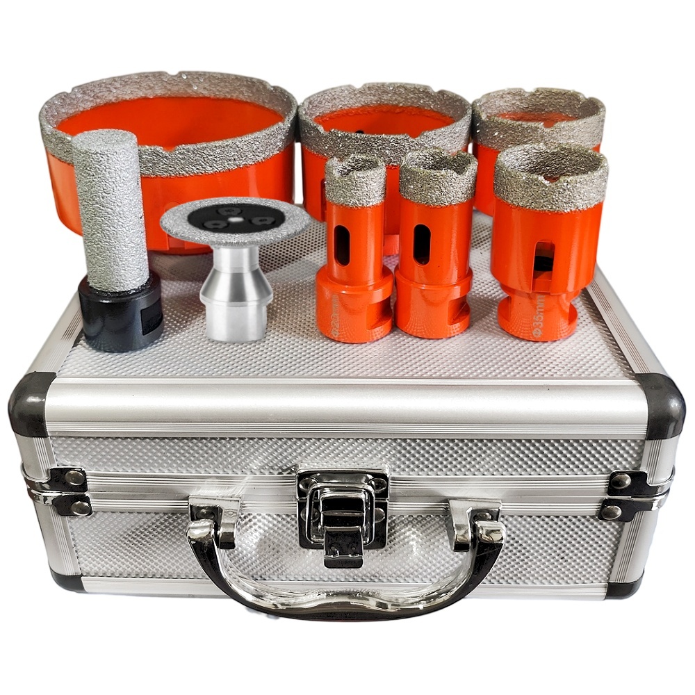 Core Drill Bit Diamond 100Mm - مجموعة رؤوس حفر الماس بقطر 20-100