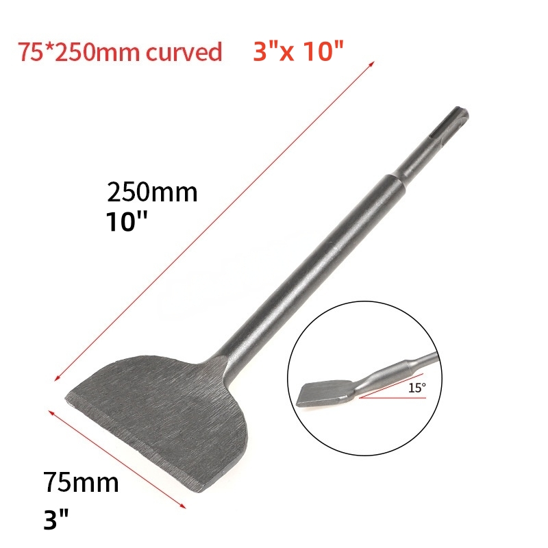 مجموعة إزميل SDS Plus 250 مم،  - مراجعة Rotary Hammer Chisel Bit Flat وسعره