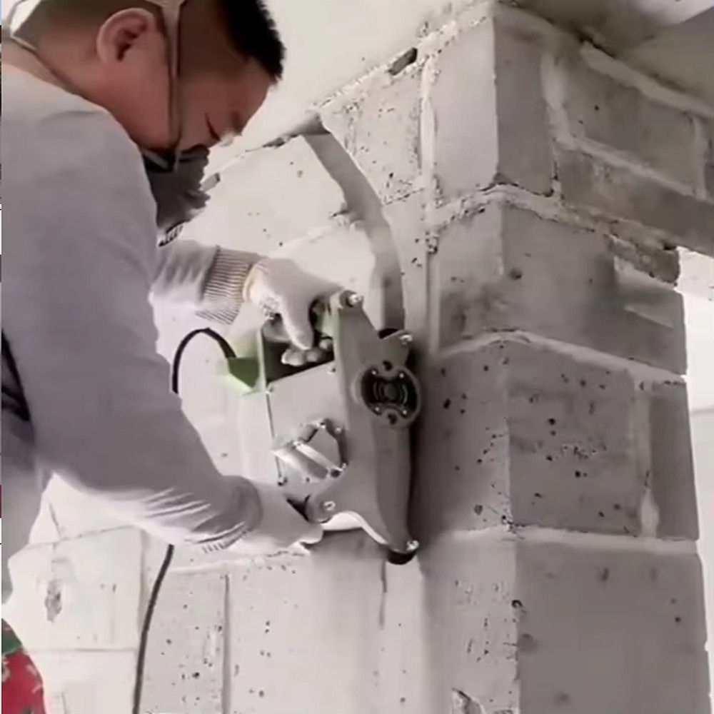 آلة تقطيع الجدران الكهربائية ب - مراجعة Wall Chaser Machine Concrete وسعره