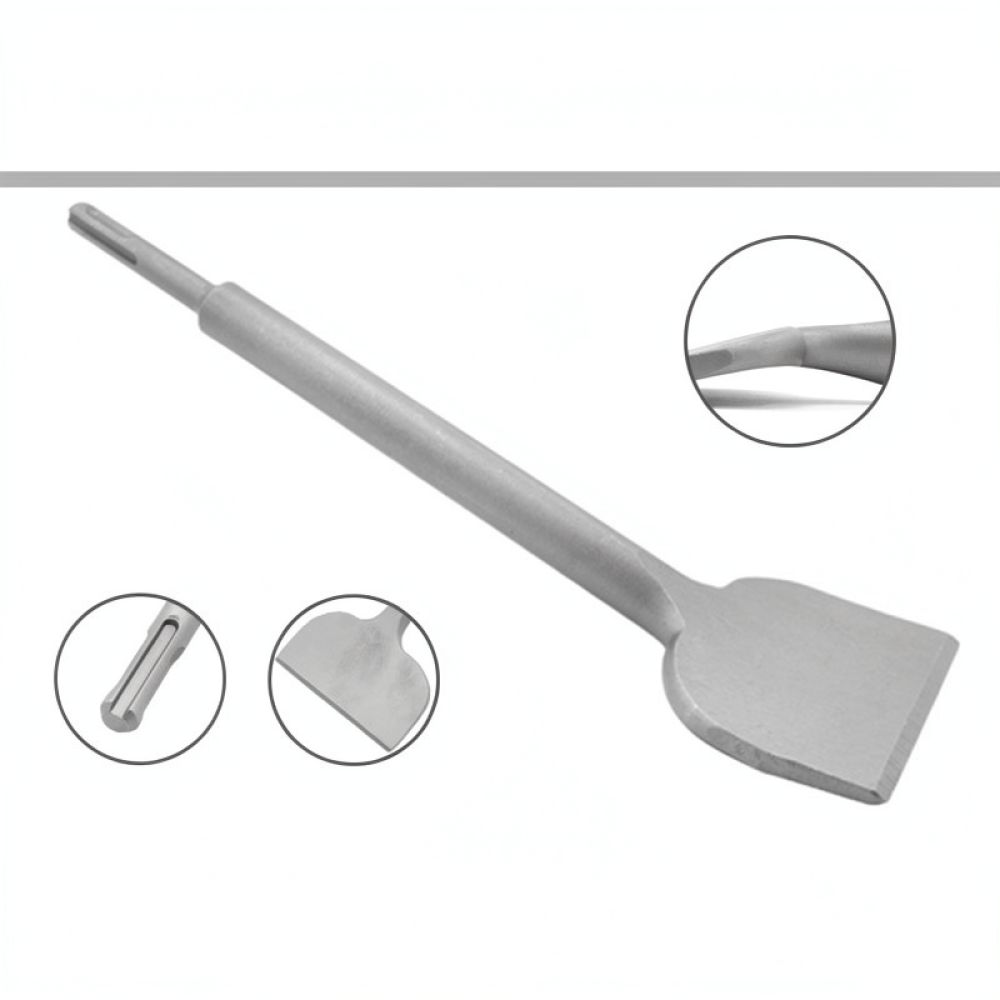مطرقة دوارة مع إزميل مائل ورأس - مراجعة Rotary Hammer Chisel Bit Flat وسعره