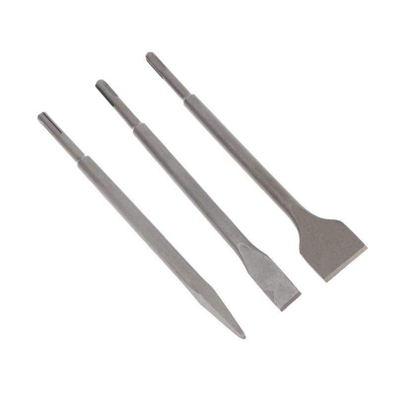 طقم أزاميل SDS-Plus من 3 قطع ل - مراجعة Rotary Hammer Chisel Bit Flat وسعره