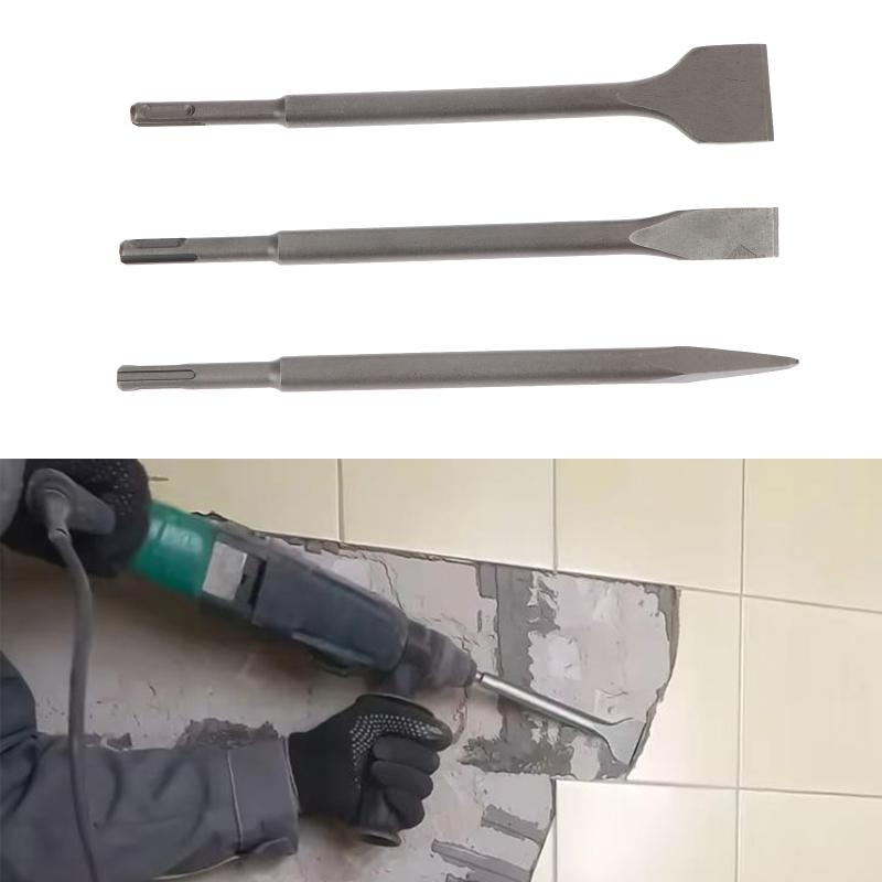 طقم أزاميل SDS-Plus من 3 قطع ل - مراجعة Rotary Hammer Chisel Bit Flat وسعره