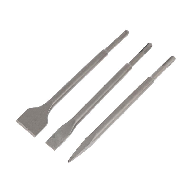 طقم أزاميل SDS-Plus من 3 قطع ل - مراجعة Rotary Hammer Chisel Bit Flat وسعره