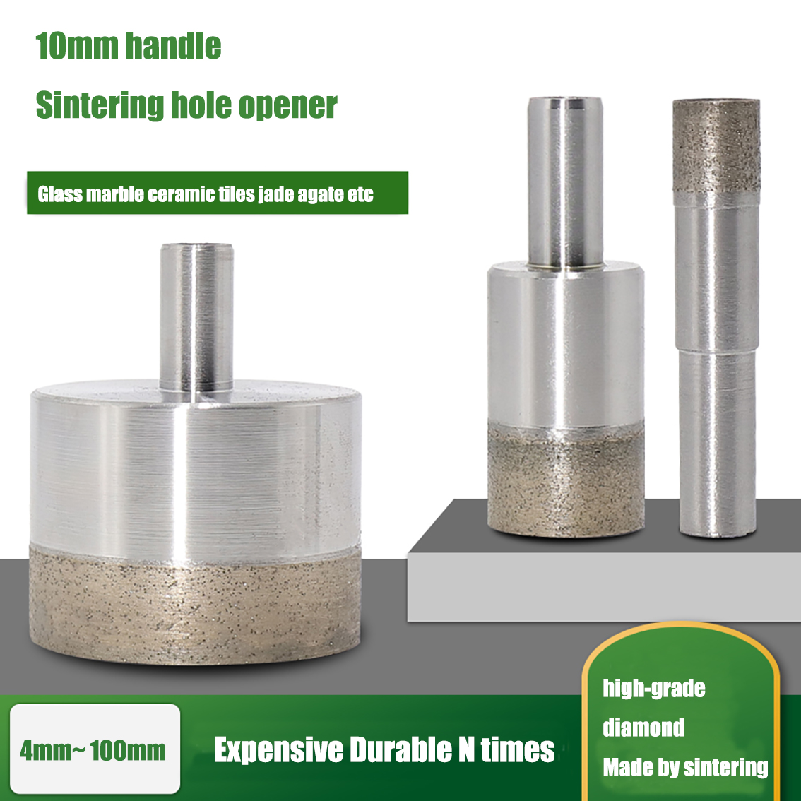 1 قطعة مسحوق الماس متكلس لقمة  - مراجعة Core Drill Bit Diamond 100Mm وسعره