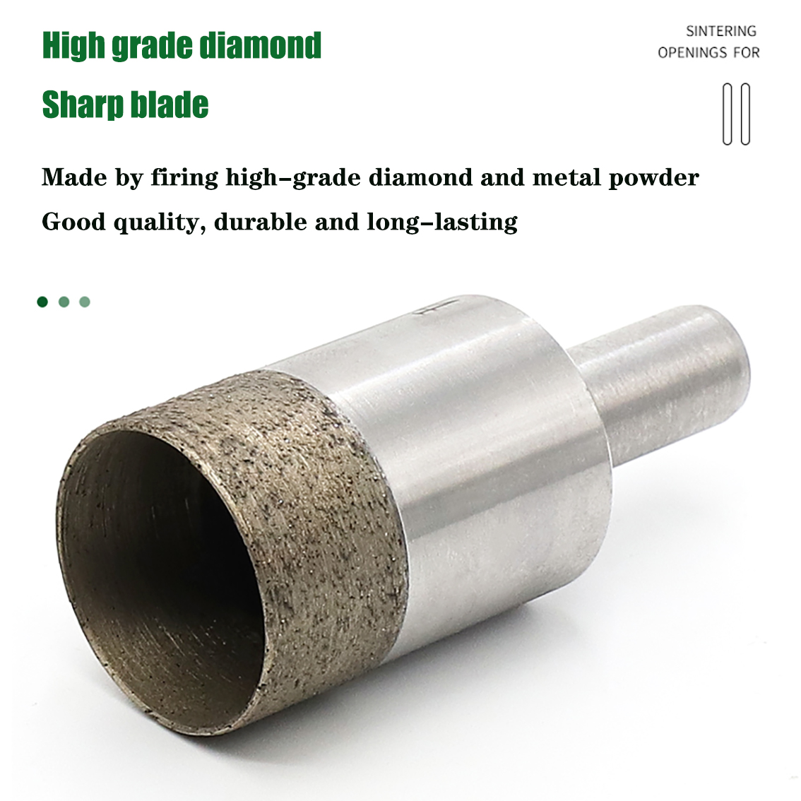1 قطعة مسحوق الماس متكلس لقمة  - مراجعة Core Drill Bit Diamond 100Mm وسعره