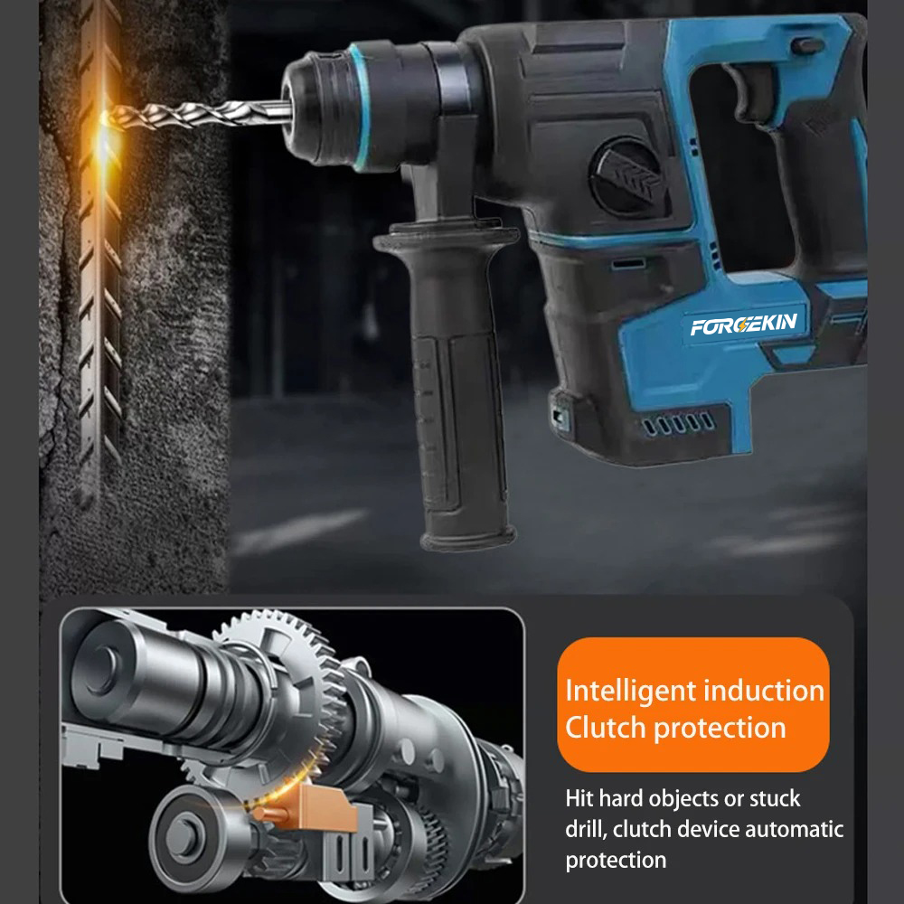 مثقاب كهربائي لاسلكي من فورج ك - مراجعة Cordless Rotary Hammer 20V Brushless وسعره