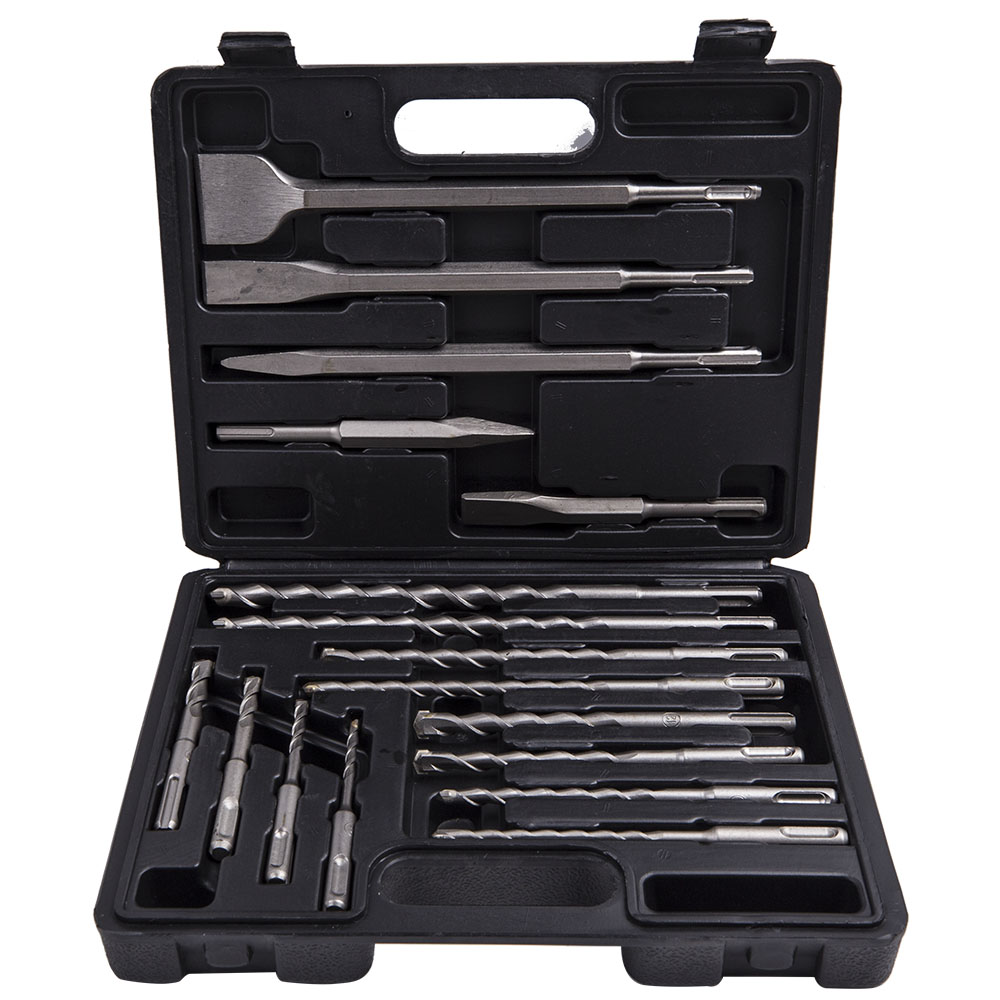 17 قطعة SDS Plus مثقاب مطرقة د - مراجعة Sds Plus Drill Bit Set 17Pcs وسعره