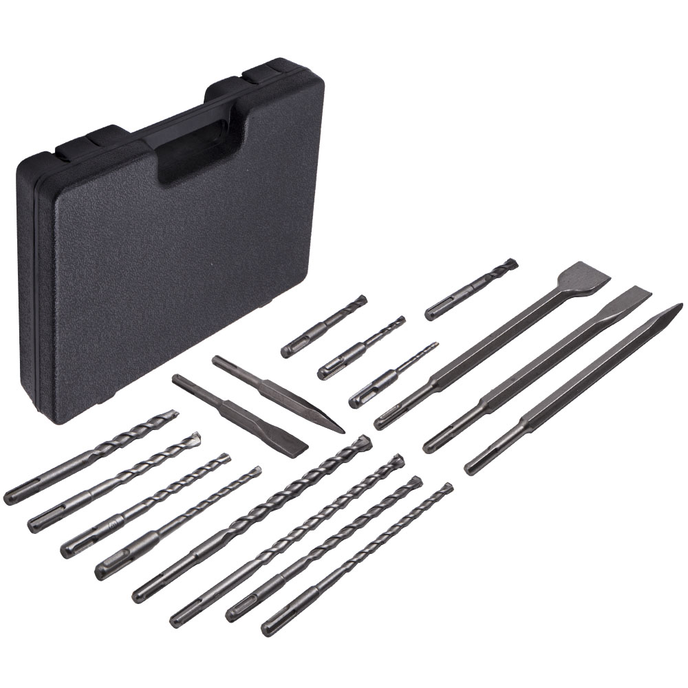 17 قطعة SDS Plus مثقاب مطرقة د - مراجعة Sds Plus Drill Bit Set 17Pcs وسعره