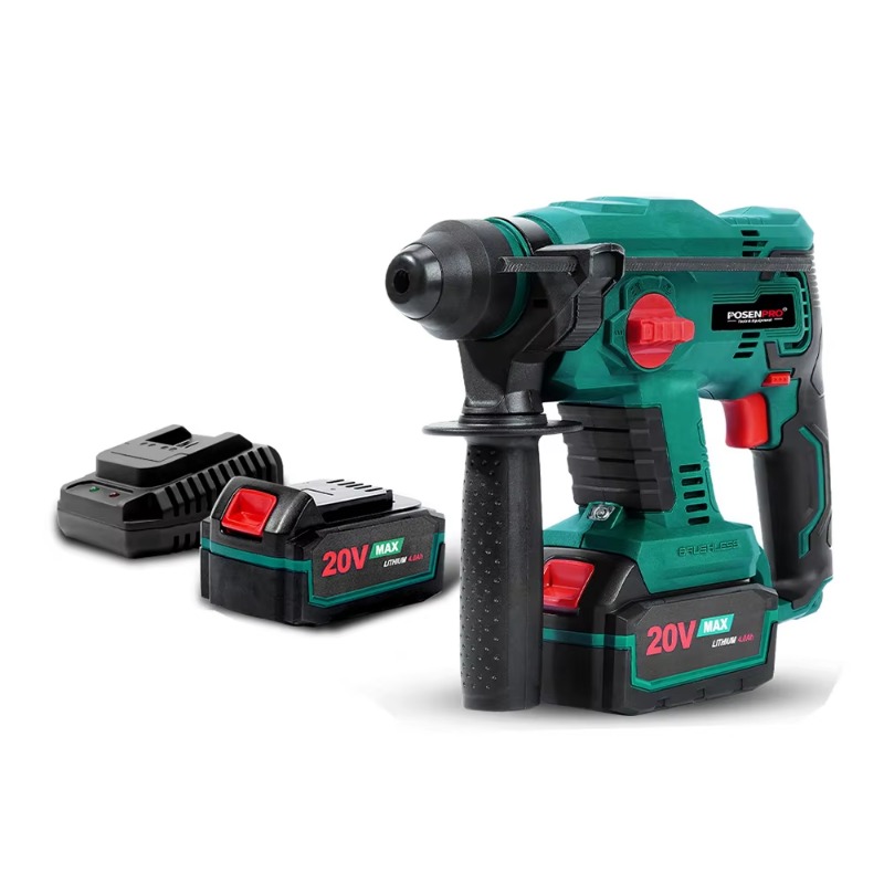 مثقاب دوار لاسلكي بدون فرشاة 2 - مراجعة Cordless Rotary Hammer 20V Brushless وسعره