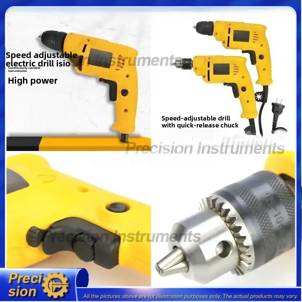 مثقاب كهربائي قوي بسلك، بقطر 1 - مراجعة Hammer Drill Concrete 13Mm وسعره