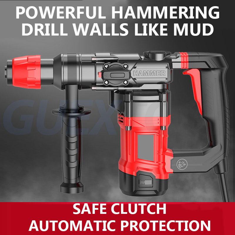 مطرقة هدم كهربائية 220 فولت مت - مراجعة Rotary Hammer Drill 26Mm وسعره