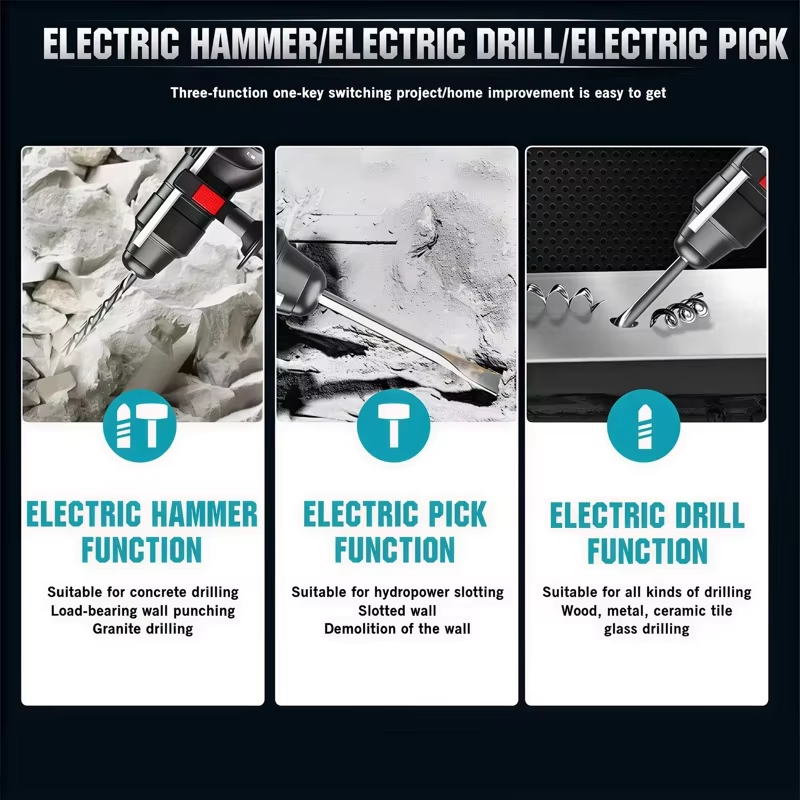 ماكيتا DHR242 18V LXT ®   مثقا - مراجعة Rotary Hammer Drill 26Mm وسعره