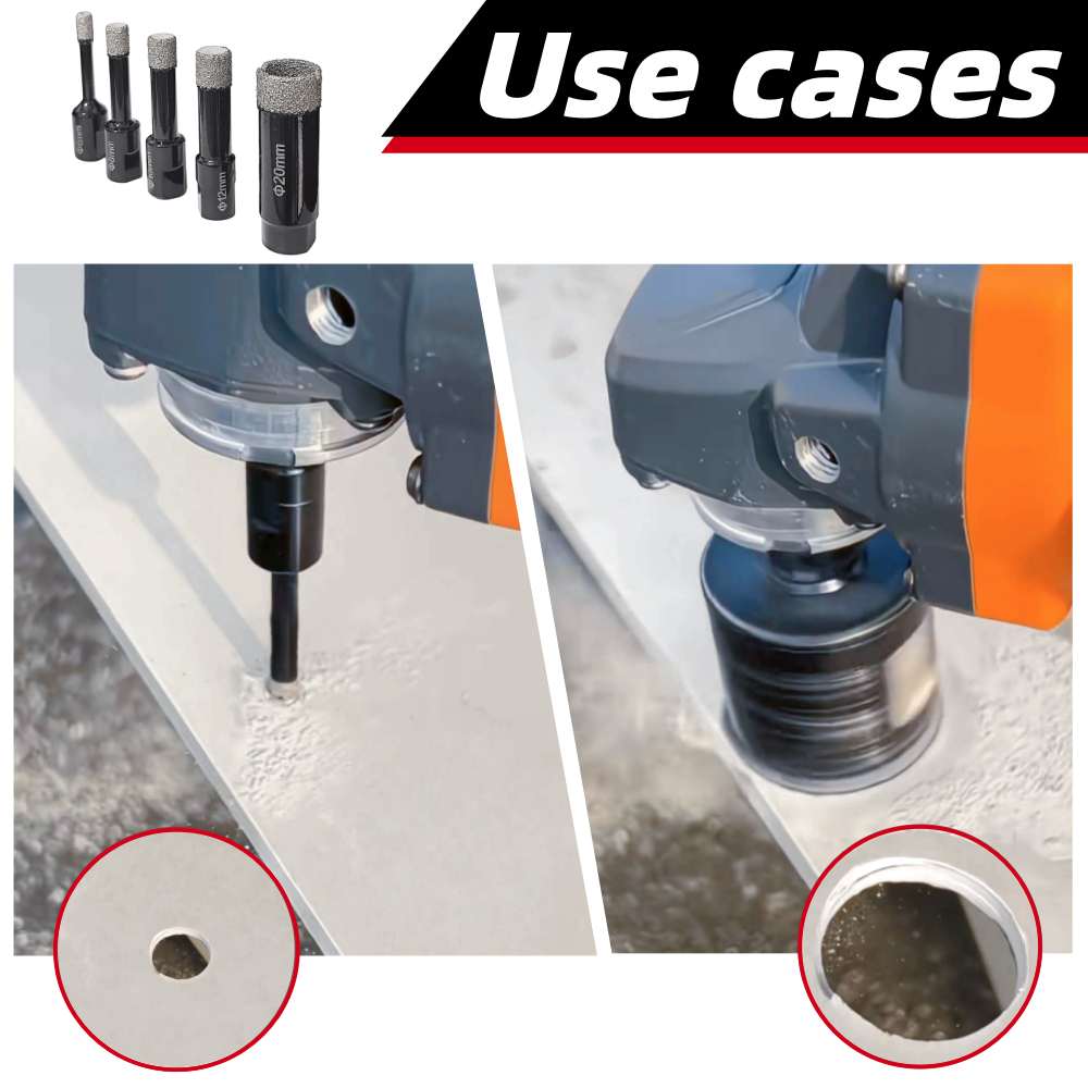 لقمة حفر ماسية ملحومة بقطر 6-1 - مراجعة Core Drill Bit Diamond 100Mm وسعره