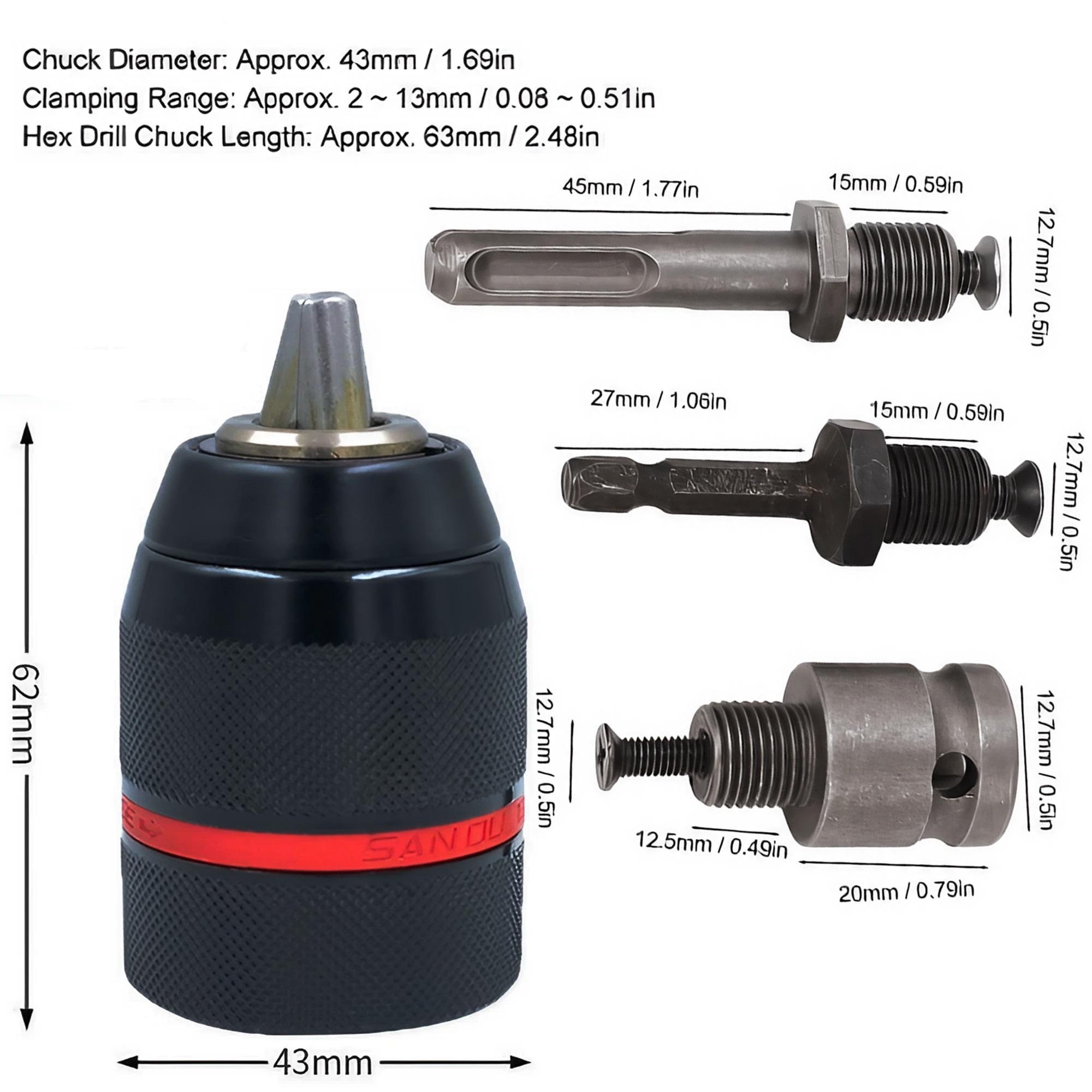 مقبس مثقاب بدون مفتاح، محول مث - مراجعة Sds Plus Chuck Adapter وسعره
