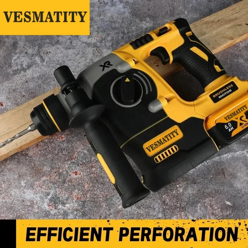 مثقاب دوار SDS-Plus بدون فرشاة - مراجعة Hammer Drill Concrete 13Mm وسعره