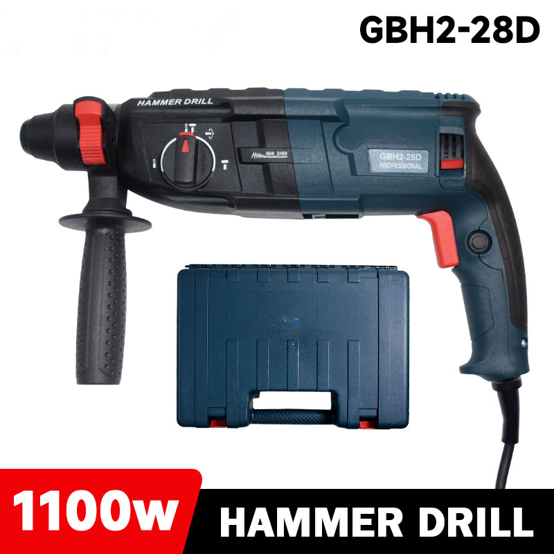 مثقاب دوار GBH2-28 بولدوغ إكست - مراجعة Rotary Hammer Drill Sds Plus 800W وسعره