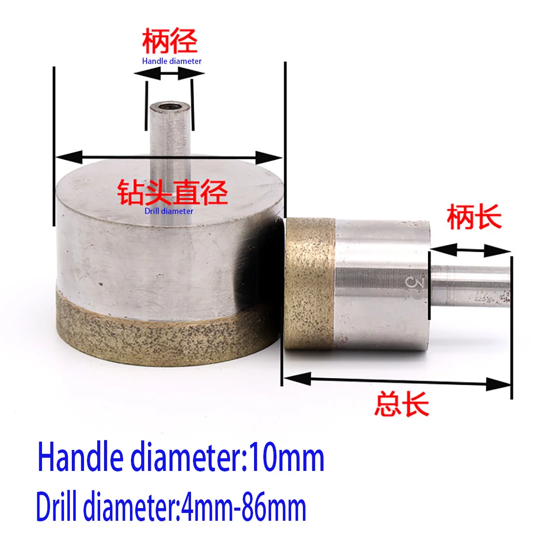 1 قطعة 10 مللي متر عرقوب 4-100 - مراجعة Core Drill Bit Diamond 100Mm وسعره
