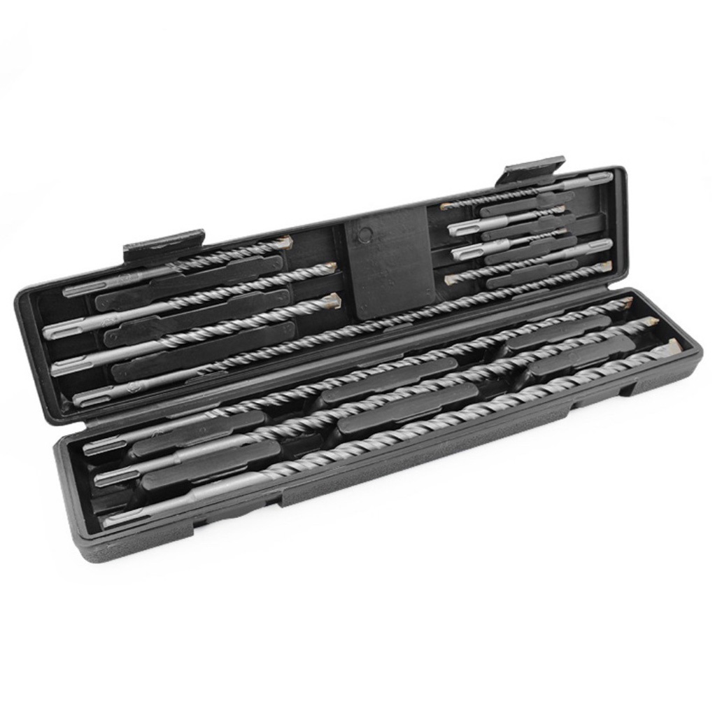 طقم مثقاب ومطرقة دوارة SDS Plu - مراجعة Sds Plus Drill Bit Set 17Pcs وسعره