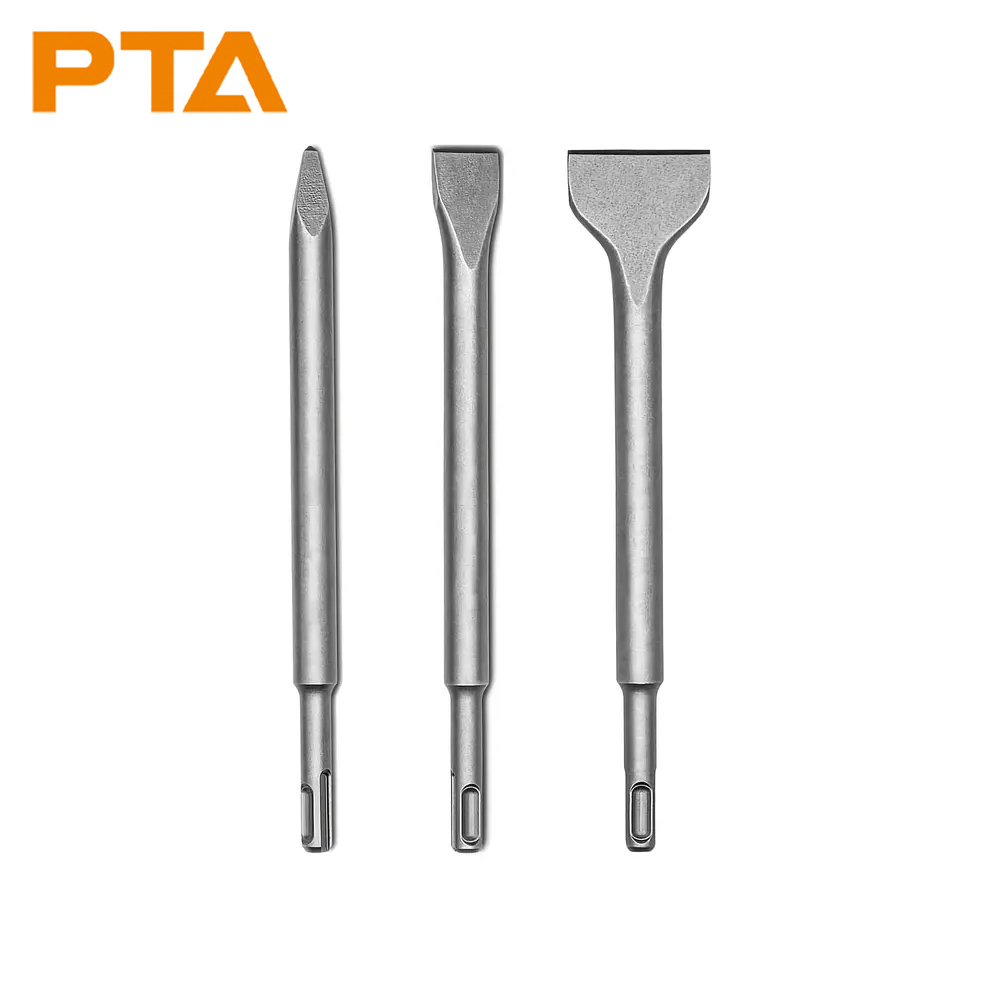 مجموعة أزاميل SDS-Plus للمثاقب - مراجعة Rotary Hammer Chisel Bit Flat وسعره
