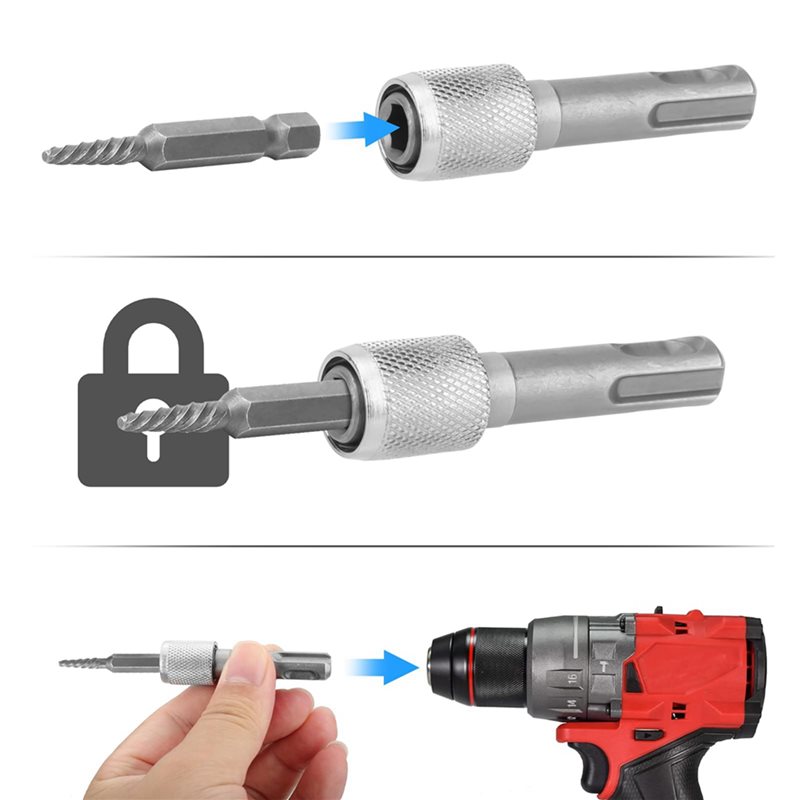 محول مثقاب SDS-Plus من T21C، 1 - مراجعة Sds Plus Chuck Adapter وسعره