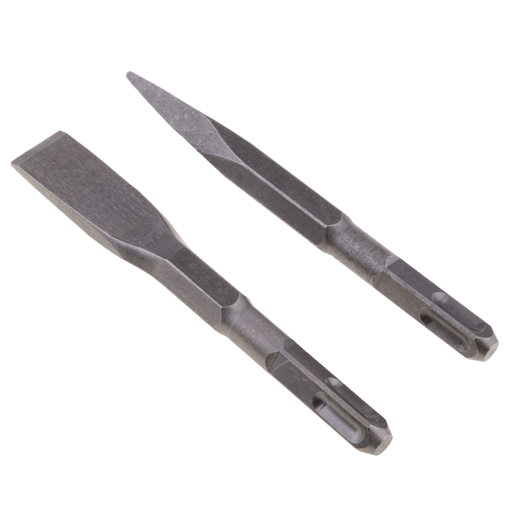 مجموعة أدوات الحفر الدوارة مع  - مراجعة Rotary Hammer Chisel Bit Flat وسعره