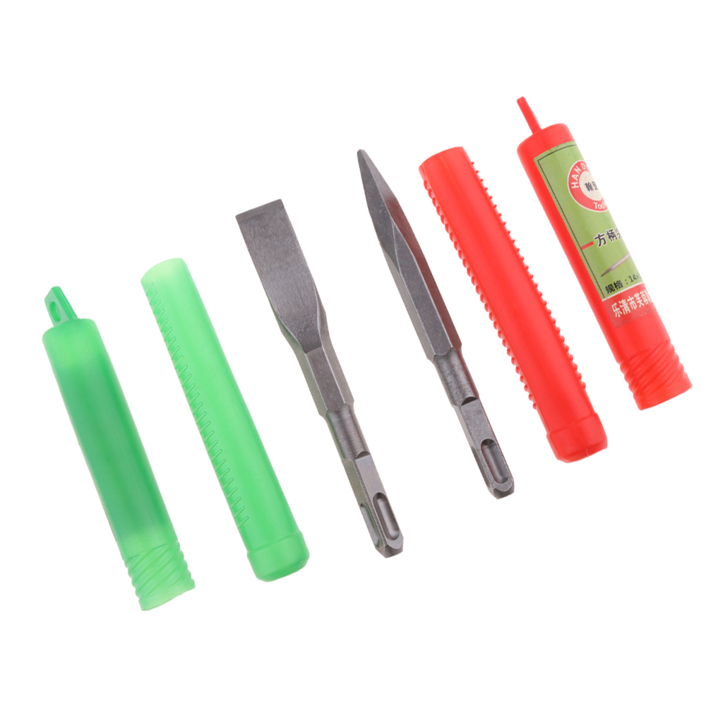 مجموعة أدوات الحفر الدوارة مع  - مراجعة Rotary Hammer Chisel Bit Flat وسعره