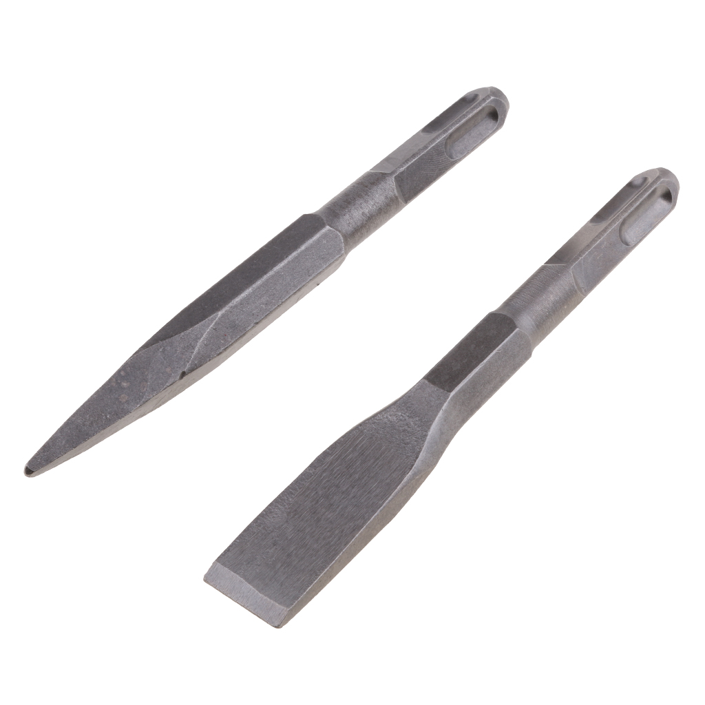 مجموعة أدوات الحفر الدوارة مع  - مراجعة Rotary Hammer Chisel Bit Flat وسعره