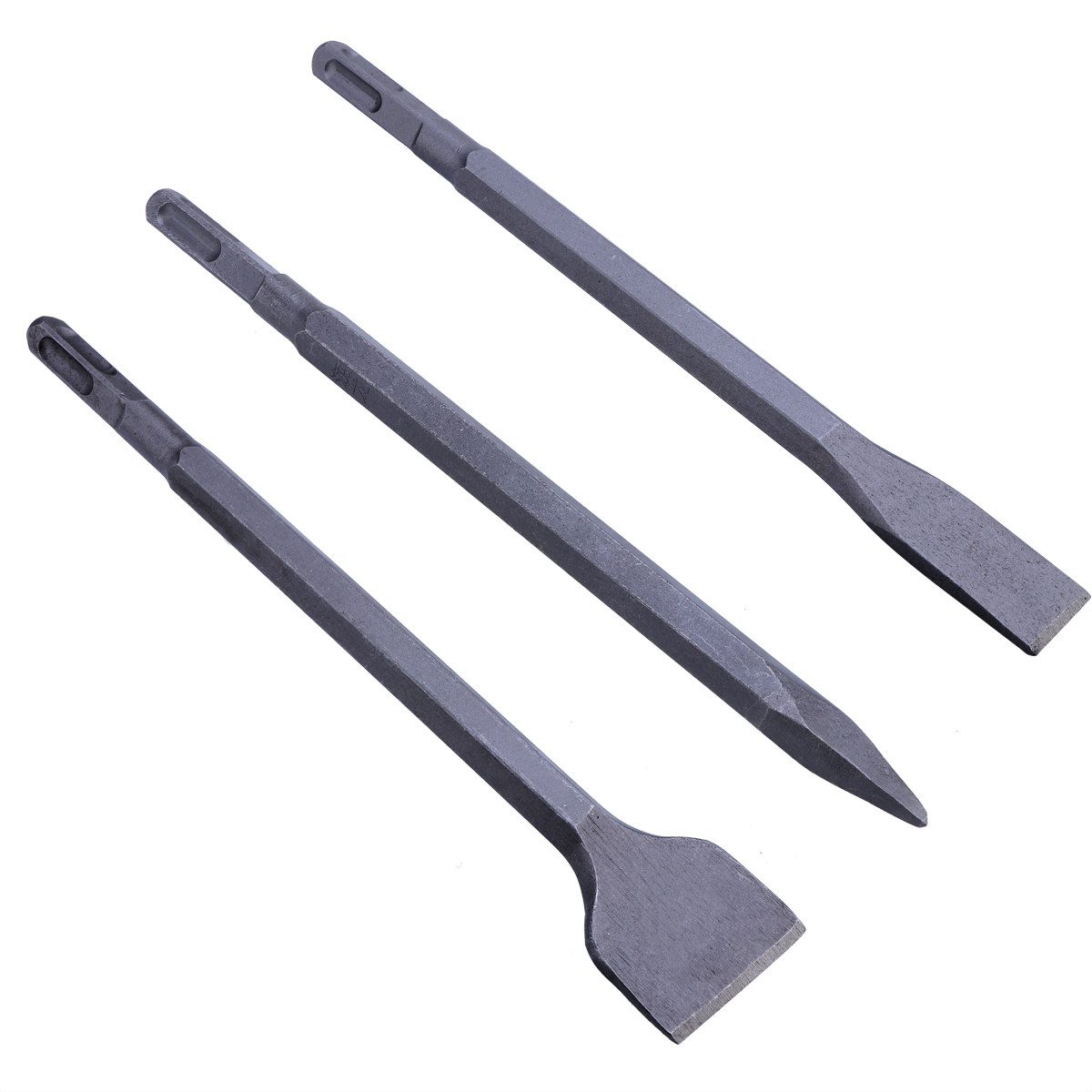 مجموعة من 3 قطع - مجموعة إزميل - مراجعة Rotary Hammer Chisel Bit Flat وسعره