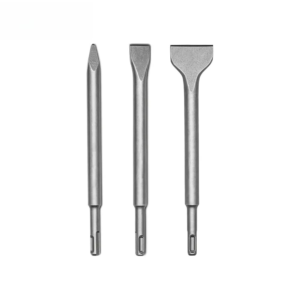 مثقاب خرساني للبناء، أزاميل تك - مراجعة Rotary Hammer Chisel Bit Flat وسعره