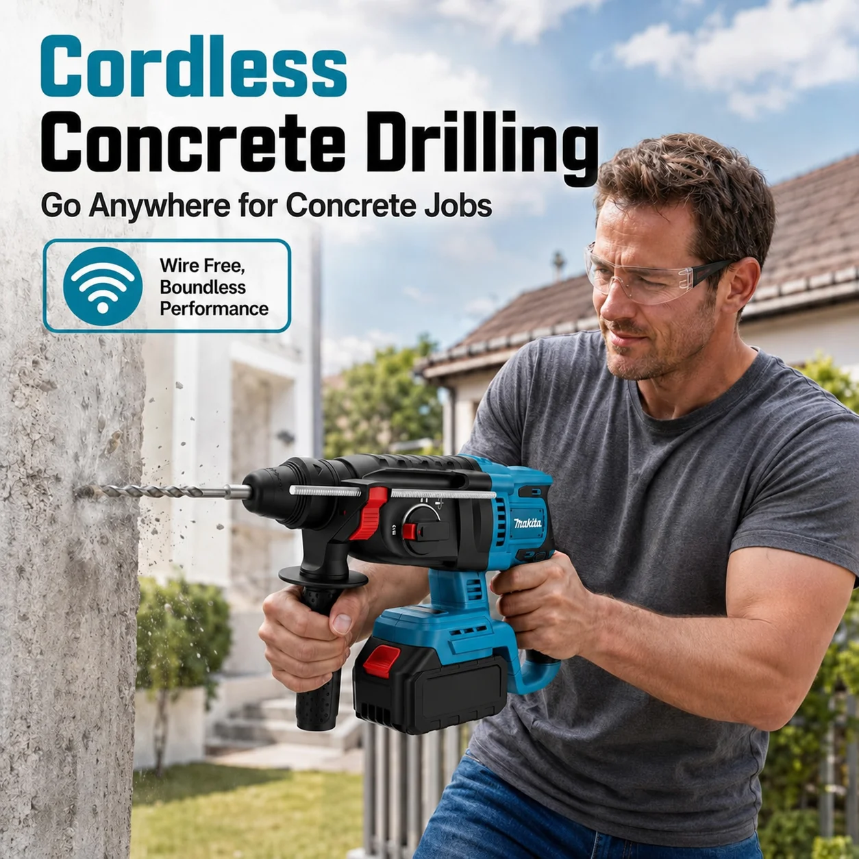 ماكيتا DHR242 18 فولت LXT ®    - مراجعة Rotary Hammer Drill 26Mm وسعره