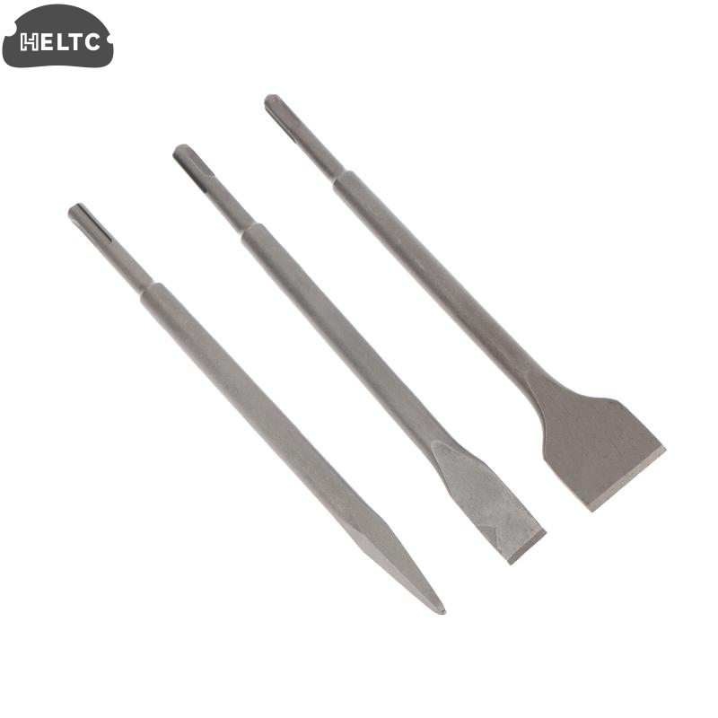طقم أزاميل SDS-Plus مكون من 3  - مراجعة Rotary Hammer Chisel Bit Flat وسعره