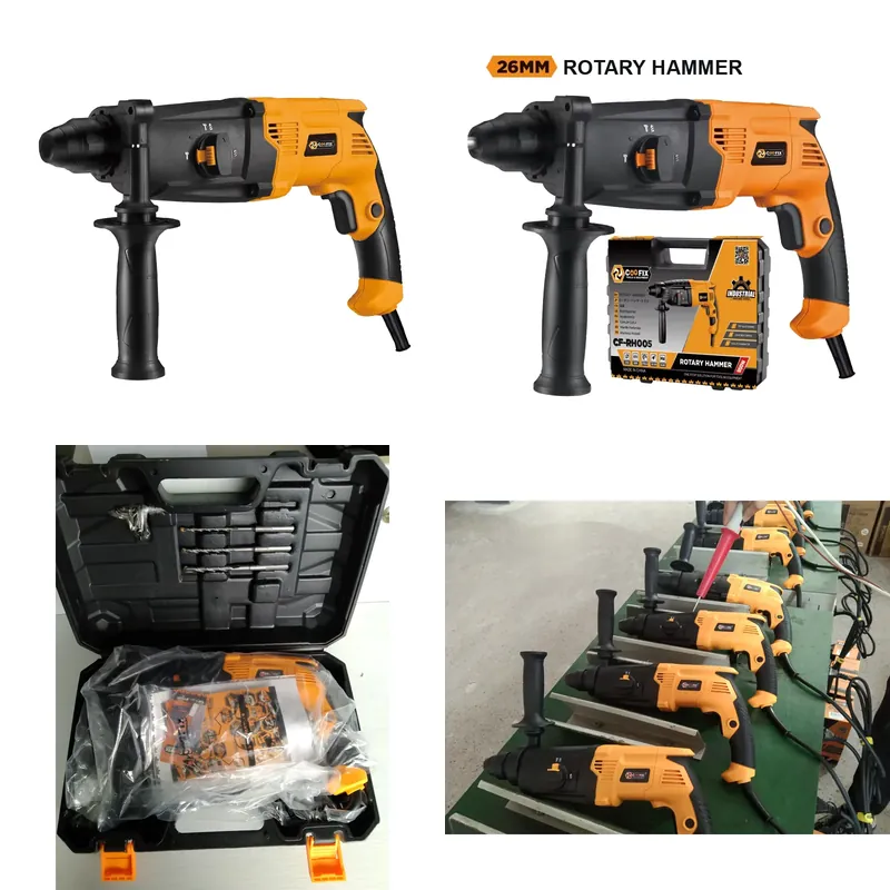 【CHIMU HOME】 مثقاب دوار SDS Pl - مراجعة Rotary Hammer Drill Sds Plus 800W وسعره