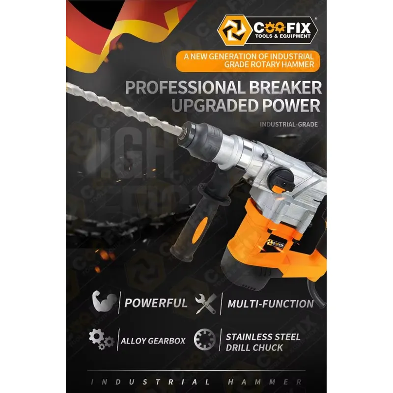 【CHIMU HOME】 مثقاب دوار SDS-Pl - مراجعة Rotary Hammer Drill 26Mm وسعره