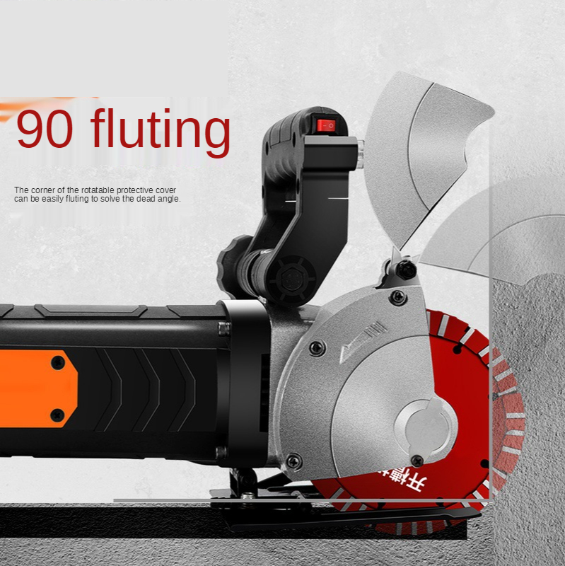 220 فولت 5800 واط الكهربائية ا - مراجعة Wall Chaser Machine Concrete وسعره