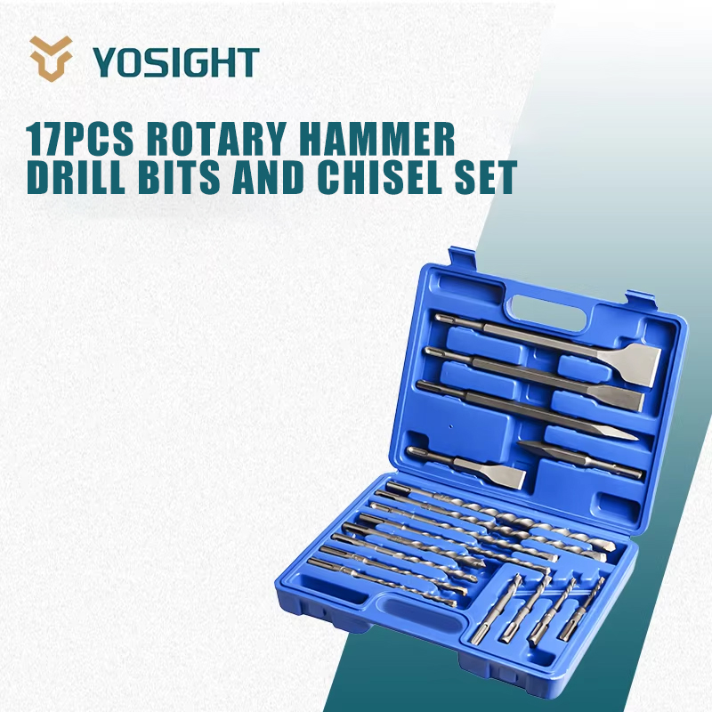 طقم 17 قطعة من رؤوس الحفر والك - مراجعة Sds Plus Drill Bit Set 17Pcs وسعره