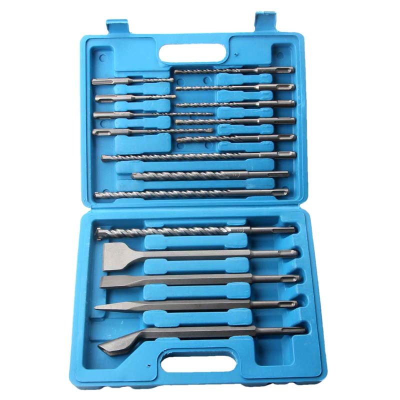 17 قطعة/المجموعة مطرقة كهربائي - مراجعة Sds Plus Drill Bit Set 17Pcs وسعره