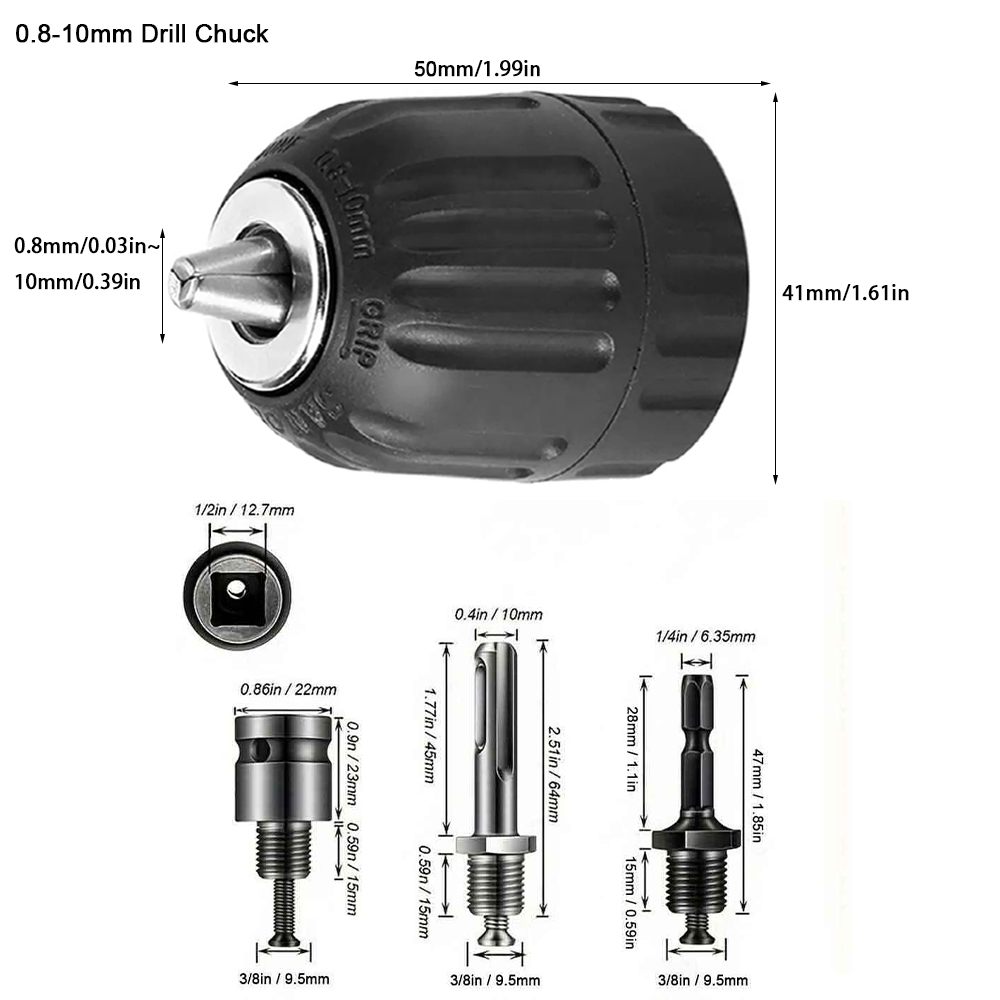 مقبض حفر بدون مفتاح 10 مم/13 م - مراجعة Sds Plus Chuck Adapter وسعره